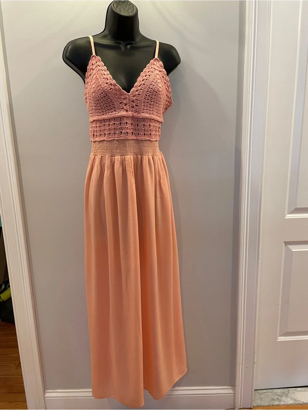 Crochet-Top Maxi Dress - Picture 10 of 14